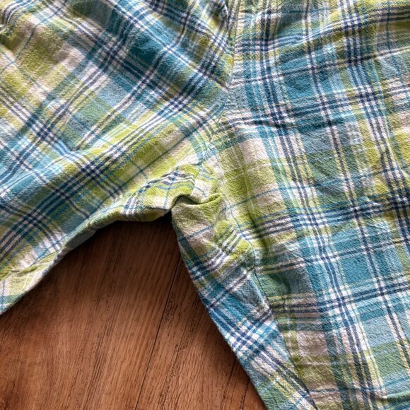 Jane Ashley Mid Rise Casual Lifestyle Crop Pants Plaid Women’s Size 2x - Picture 6 of 7